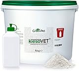 GreenPet KiesoVet Kieselgur 4kg - Reine biologische Diatomeenerde inkl. Stäubeflasche im...